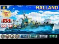 ✔ Фаршируем торпедами Эсминец "Halland" X уровень Европа | [ WoWS ] World of WarShips REPLAYS