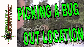Wilderness Survival Ramblings: Picking Out A Bug Out Location