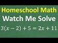 Understanding Multi-Step Equations