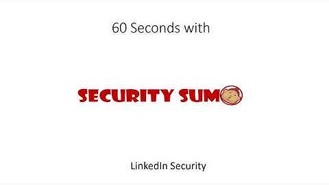 LinkedIn Security