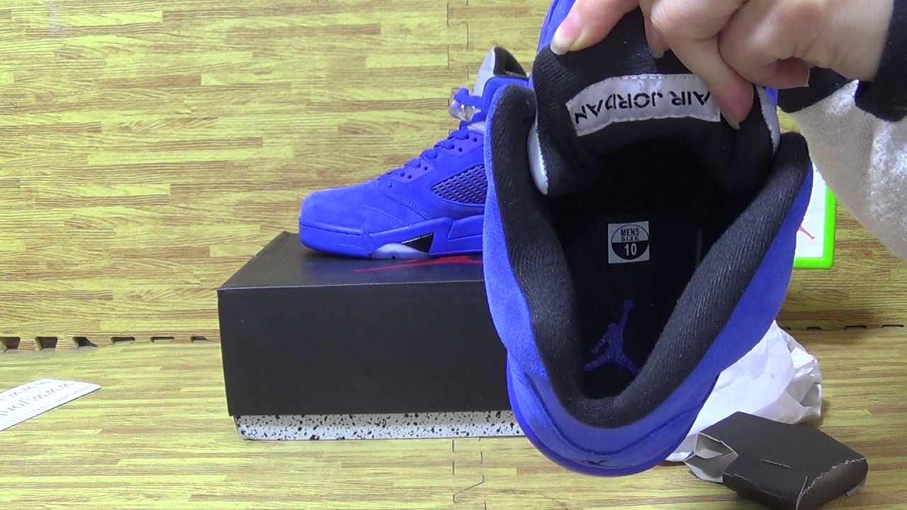 fake jordan 5 blue suede