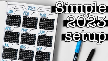 Easy Bullet Journal Setup 💜 Beginner-friendly