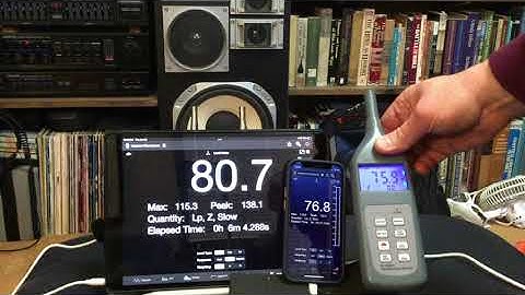 Comparing the accuracy of two Type2 iOS sound level meter apps (SignalScopeX) with external mics.