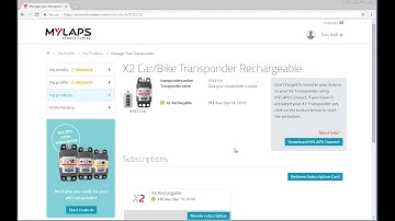 LiveTime MYLAPS X2 Activation