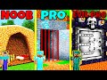 Minecraft Battle: NOOB vs PRO vs EVIL PRO: SECRET BASE BUILD CHALLENGE / Animation