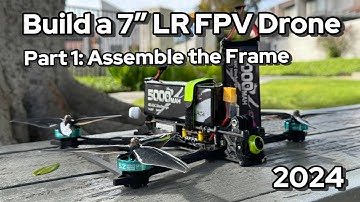 How to build a 7" LR FPV Drone 2024? | HGLRC Rekon 7 Pro | DJI | Part 1: Assemble the frame