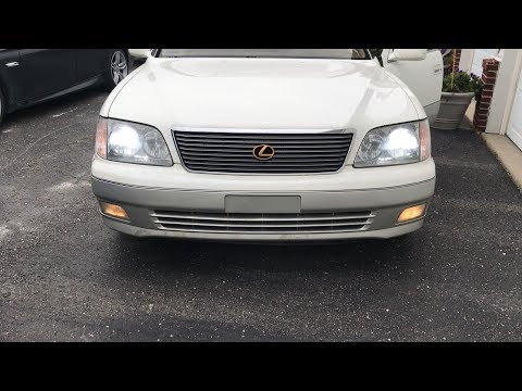 How To - Lexus LS400 Headlight Bulb Replacement