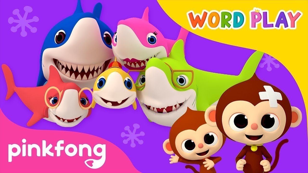 Baby shark pinkfong где послушать. PINKFONG. PINKFONG Baby Shark. Акуленок Пинкфонг. Five little Baby Sharks.