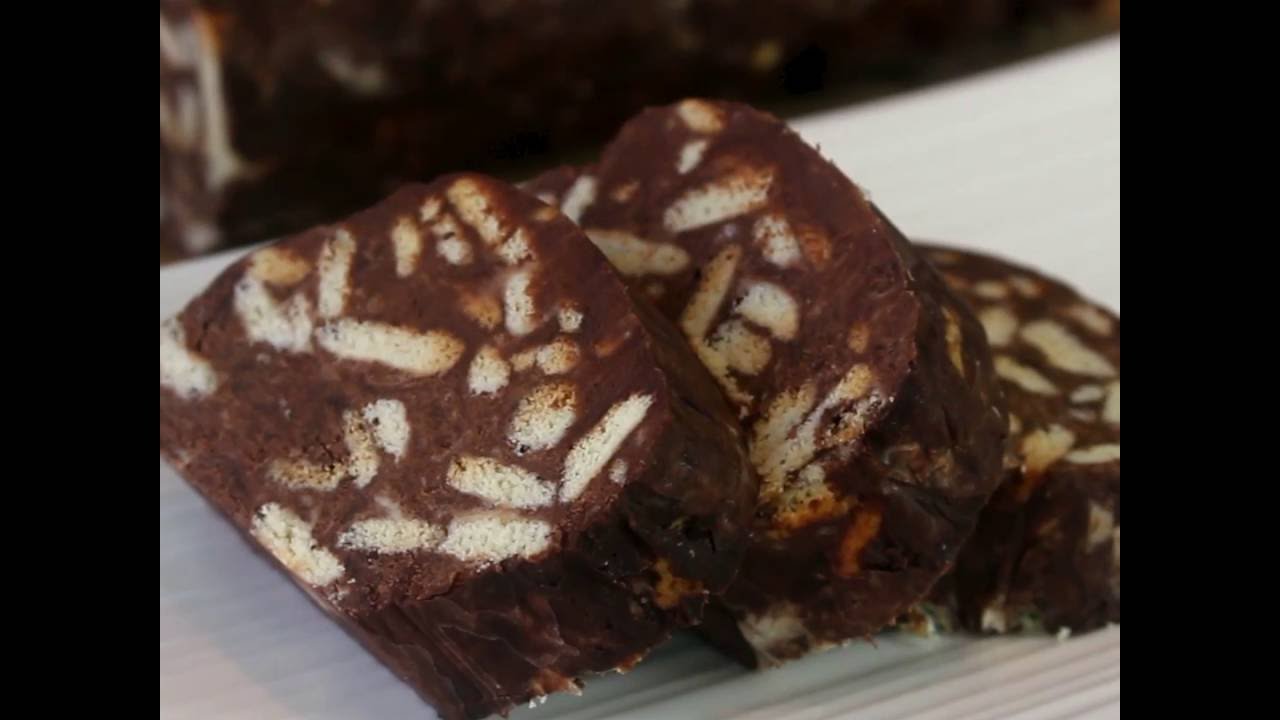 Video Ricetta Salame Di Cioccolato Youtube