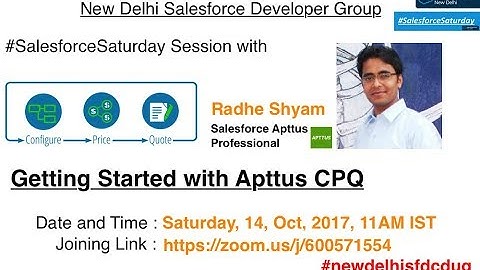 Getting Started with Apttus CPQ