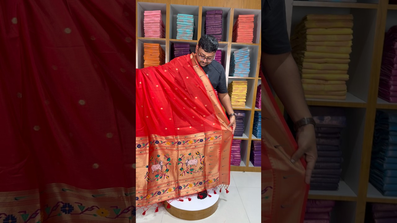 Pichwai Paithani Silk Saree – Royal Heritage Collection