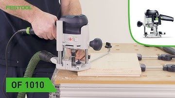 Working with the bar circle and router OF 1010 (Festool TV)