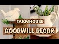 SHOPPING GOODWILL FOR HOME DECOR ~ THRIFTED DECOR ~ GOODWILL CHALLENGE ~ FARMHOUSE DECORATE WITH ME