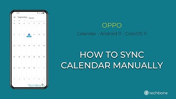 How to Sync Calendar manually - Oppo [Android 11 - ColorOS 11]