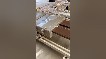 The wpc machine for making wpc fence panels #machine #technology #shorts