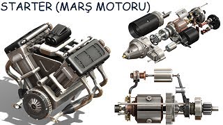 Marş Motoru Nasıl Çalışır? | Starter Çalışma Prensibi