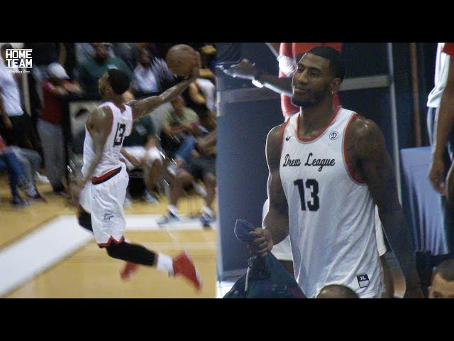Iman Shumpert starred in Drew League match together with The Game