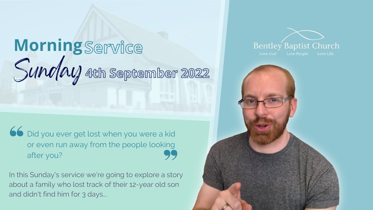 Bentley Baptist Church Sunday Service 4th September 2022 - YouTube