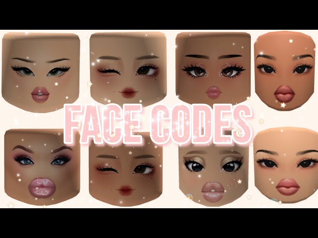 3D FACE CODES (USE W EMPTY HEAD) PT.1! BERRY AVENUE FACE CODES, BLOXBURG &  BROOKHAVEN RP #roblox 