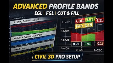 Advanced Profile Band Style in Civil 3D | Custom EGL, FGL, Cut & Fill Bands
