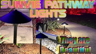 SUNVIE pathway lights and Low voltage transformer, unbox/ setup/ test and review