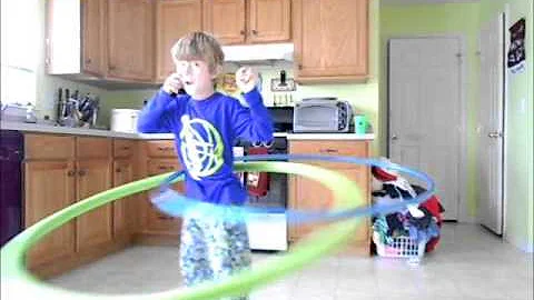 Seven year old professional hula hooper-UNCUT!!!