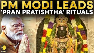 Ram Mandir Pran Pratistha LIVE: PM Modi at Ayodhya Ram Mandir LIVE | Ram Mandir Inauguration LIVE