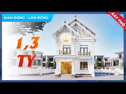 Video Khám Phá Mẫu Biệt Thự Mái Thái Tân Cổ Điển Đẹp Xây Thô... - youtube