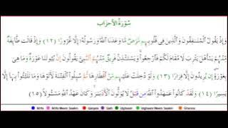 Quran Study Class 7:  Al Azhab Verse 12-15   By: Hammad Abdurahiman