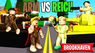 OBDACHLOSE vs MILLIONÄRE KRIEG in BROOKHAVEN! (Roblox Brookhaven 🏡RP | Story Deutsch)