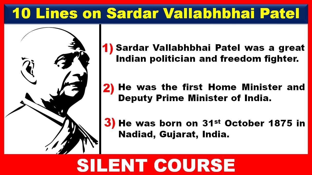 sardar vallabhbhai patel essay writing in english