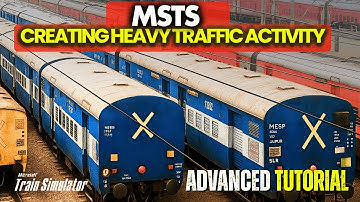 MSTS Open Rails Activity Tutorial| Dynamic Weather + Heavy Traffic | TSRE5 Guide #trainsimulator