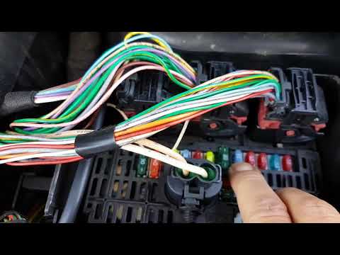 Citroen C4 1.4 not starting. P0201 P0202 P0203 P0204 P0443 open circuits. Fault finding and repair.