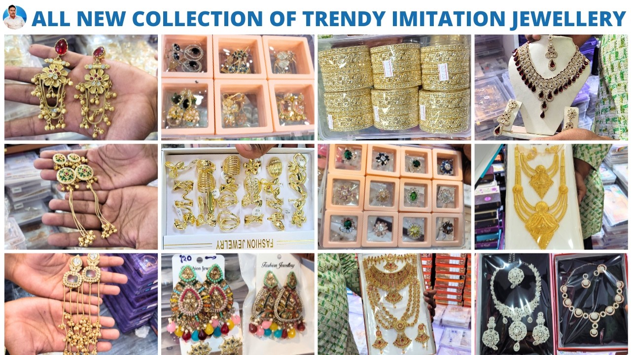 Wholesale Imitation Jewellery in Kolkata 🔥 Necklace, Choker Set, Earrings @ Best Price