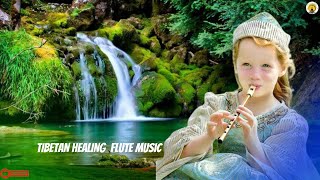 Tibetan Healing Flute ♪ Meditation ♪ Relaxing ♪ Sleeping || Yoga ♪ mind body ♪ Eliminates Stress