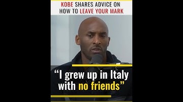 Kobe Bryant How to honour the contract you make with yourself