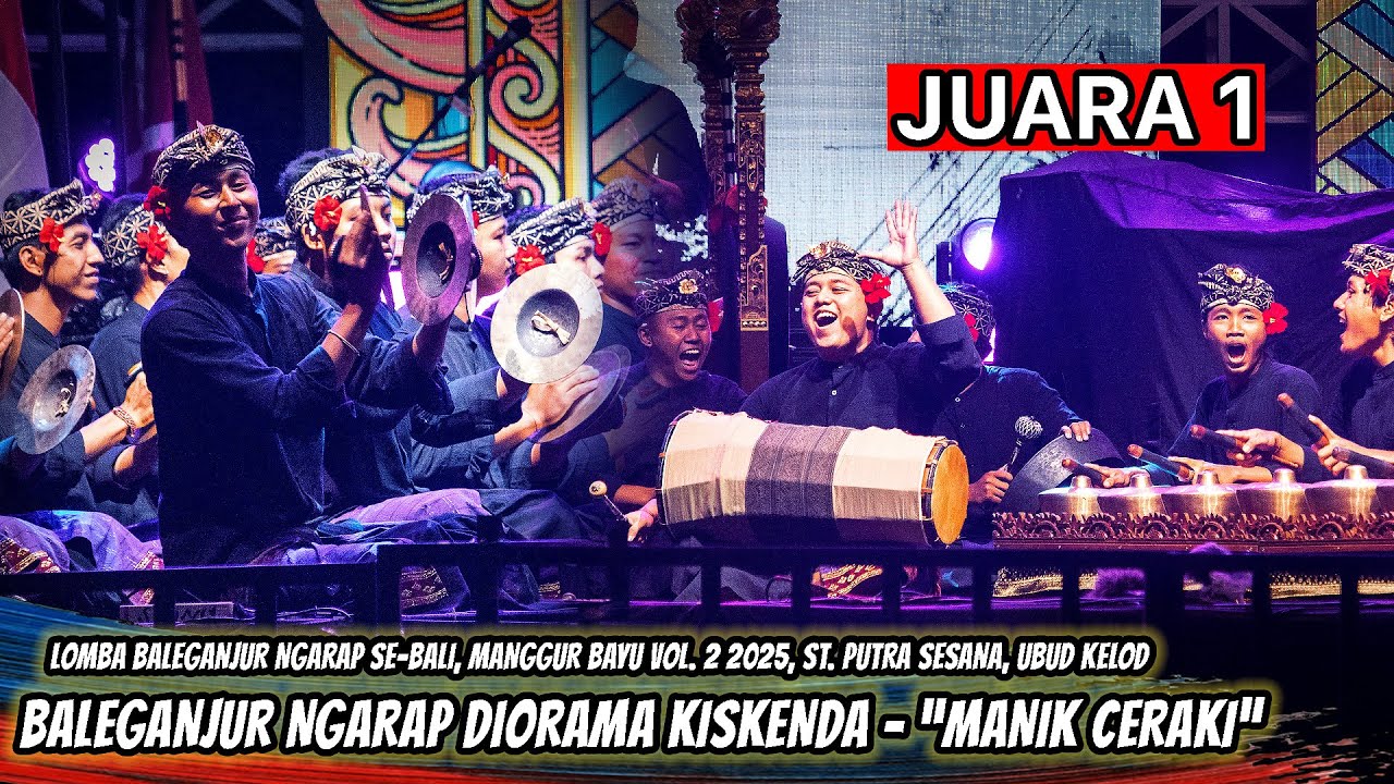 JUARA 1 BALEGANJUR NGARAP DIORAMA KISKENDA | MANGGUR BAYU VOL. 2, UBUD KELOD 2025