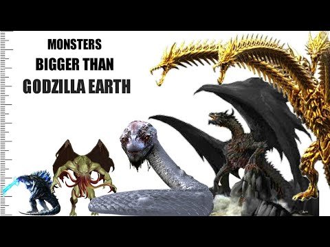 GODZILLA EARTH AND ITS ENEMIES SIZE, ROAR COMPARISON:   Link video:  By Who Is The Biggest