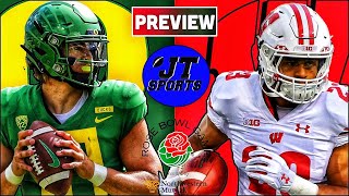 Oregon vs Wisconsin Rose Bowl Prediction CFB College Football
