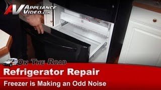 Kenmore Refrigerator Repair  Freezer Is Making an Odd Noise  evaporator fan motor