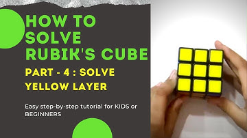 How To SOLVE 3x3 RUBIK