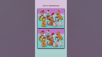 Find 6 Differences!!! Brain Challenge!!! #shortvideo #shorts #game #fun