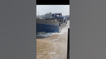 Sà lan vượt cống 7 cửa.Lư vũ vlog#shorts