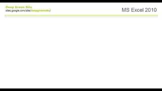 MS Excel 2010 / How to unfreeze rows/columns of worksheet