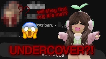 GOING UNDERCOVER AS A ROBLOX CAPCUT EDITOR! (Did it go well??!?! 🤔)