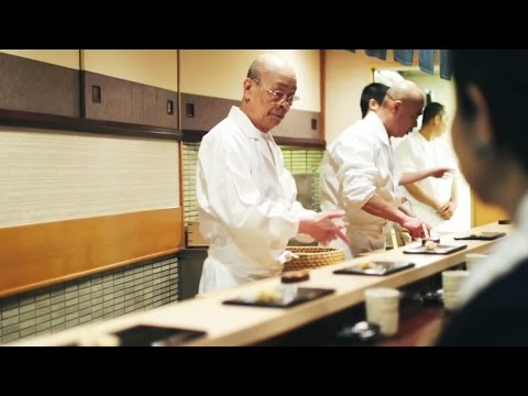Sukiyabashi Jiro Honten - Sushi Preparation