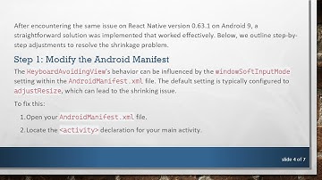 Solving the KeyboardAvoidingView Shrinkage Issue in React Native