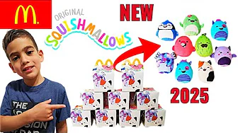 Squishmallows McDonalds Happy Meal Toy Collection | McDonalds Unboxing