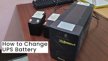 How to Change UPS Battery | Microtek 1000VA UPS Battery Change