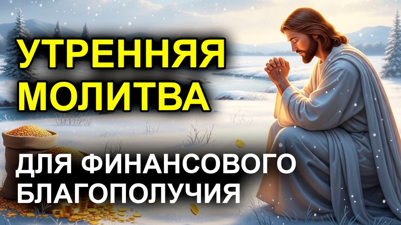 УТРЕННЯЯ МОЛИТВА, ПРИНОСЯЩАЯ БОГАТСТВО  Включи и открой денежный поток